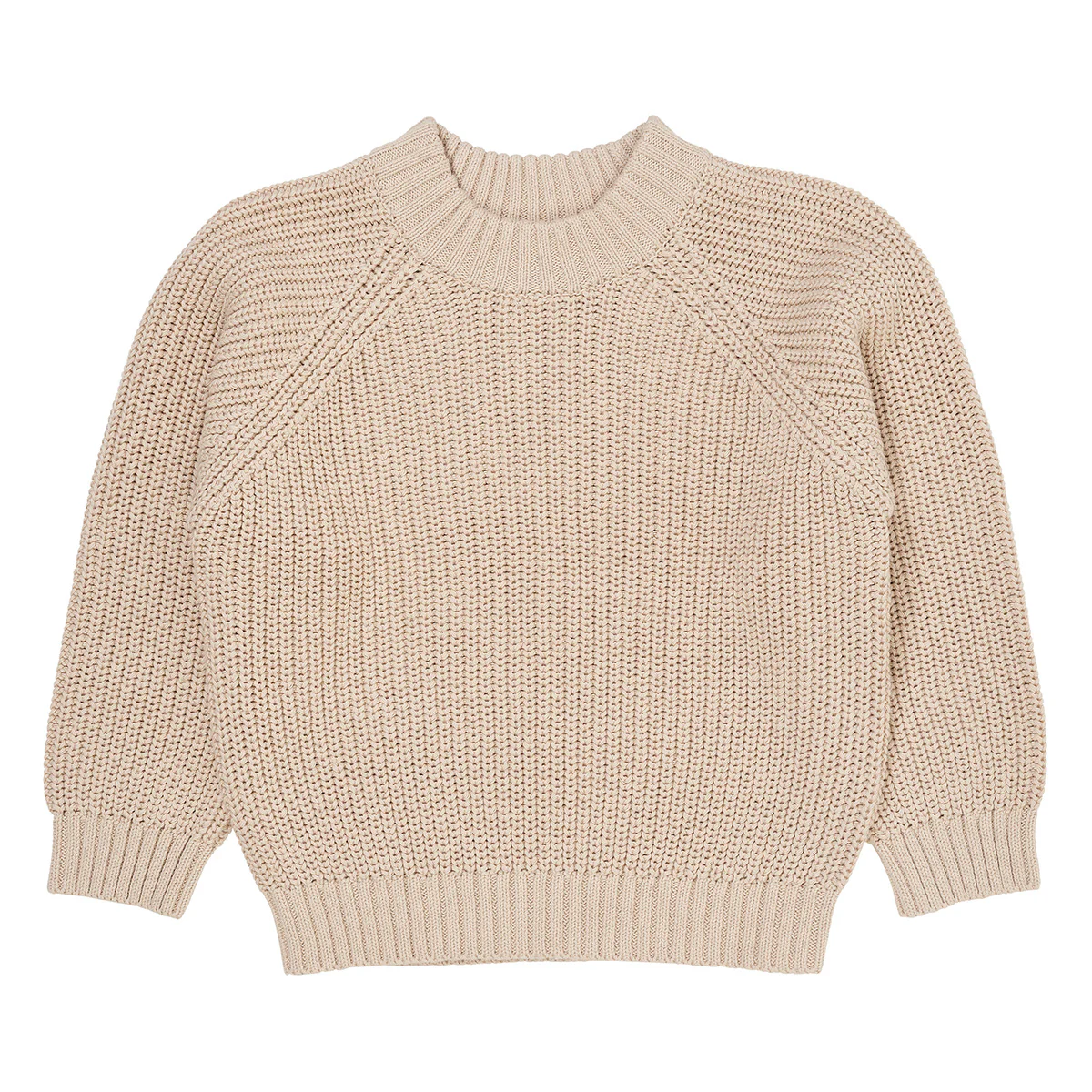 Copenhagen Colors - knitted classic rib jumper - beige - Afbeelding 2