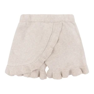 Navy Natural - knitted short Anna - beige