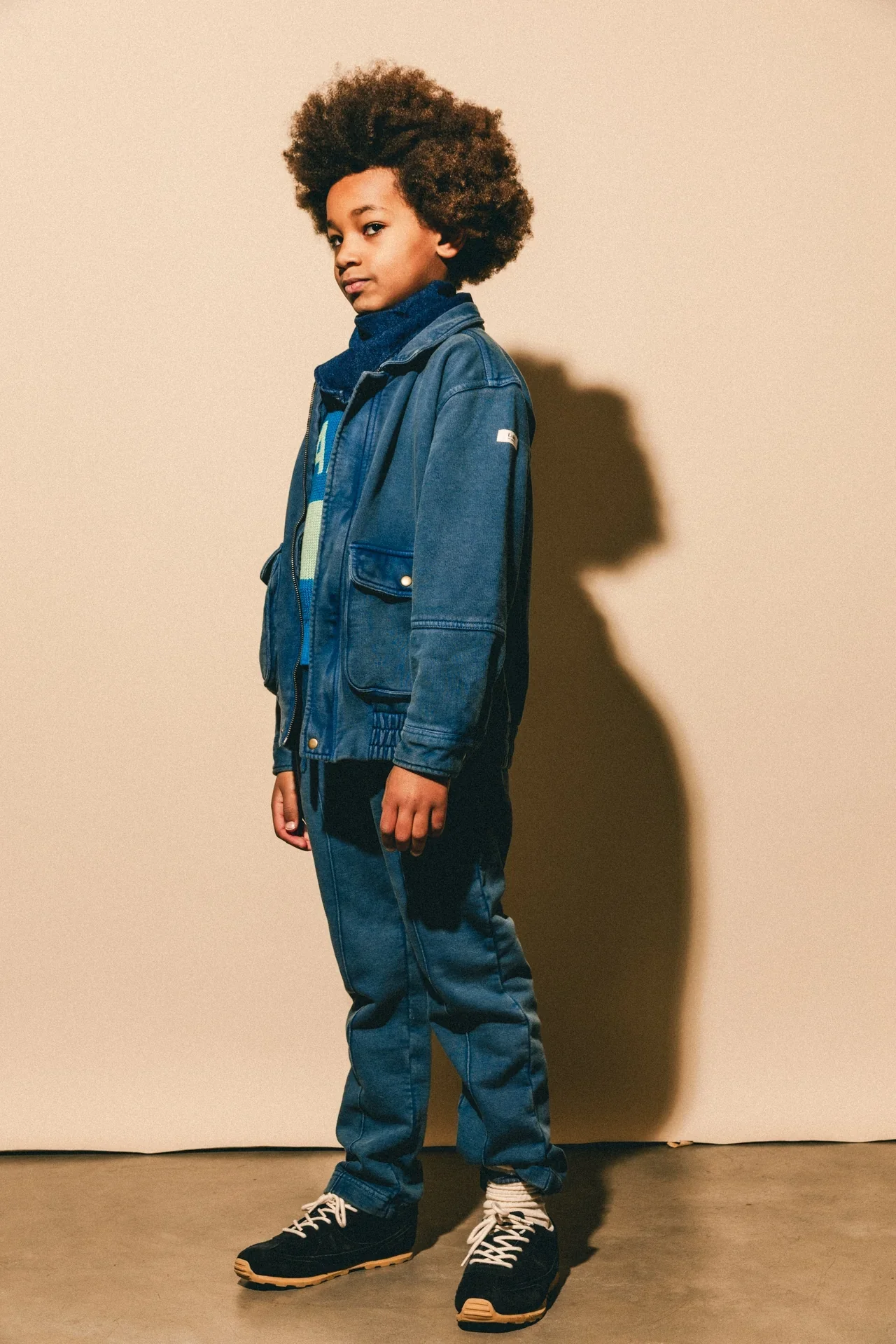 Labo - sweat pants Seya - blue denim - Afbeelding 5