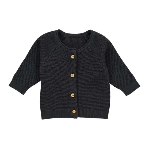 Müsli - gebreid vestje - marineblauw