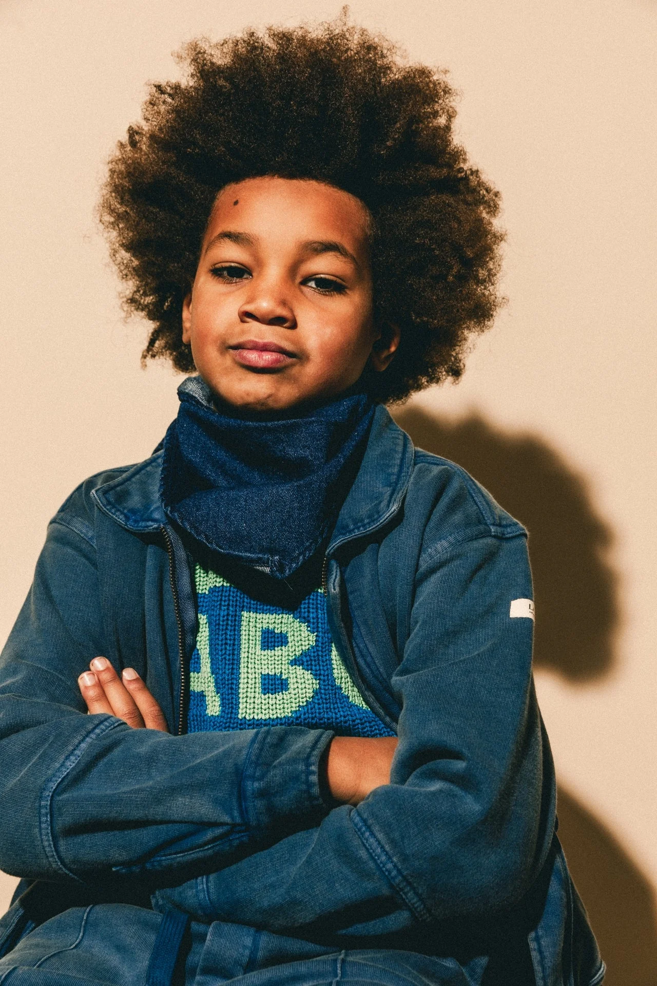 Labo - knitted sweater Rhone - blue stripe - Afbeelding 5