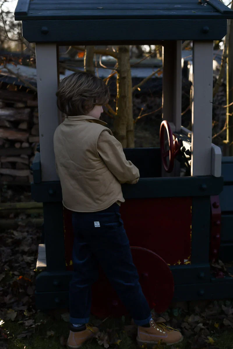 LRDM petits - reversible gilet Olivier - rust - Afbeelding 4