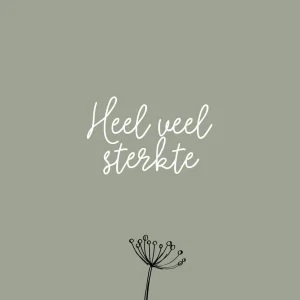 Heel veel sterkte - 7230 - Studio LUV kaarten