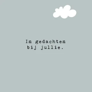 In gedachten bij jullie - 7223 - Studio LUV kaarten