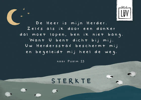 De Heer is mijn herder - Studio LUV Kaarten