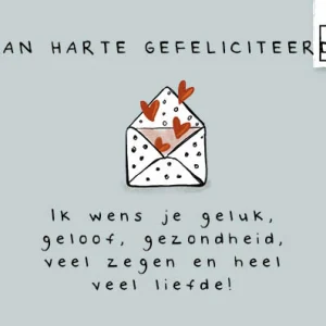 Gefeliciteerd - Studio LUV Kaarten
