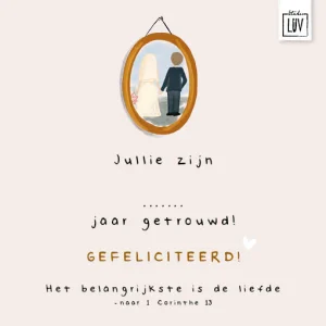 ... jaar getrouwd - Studio LUV Kaarten