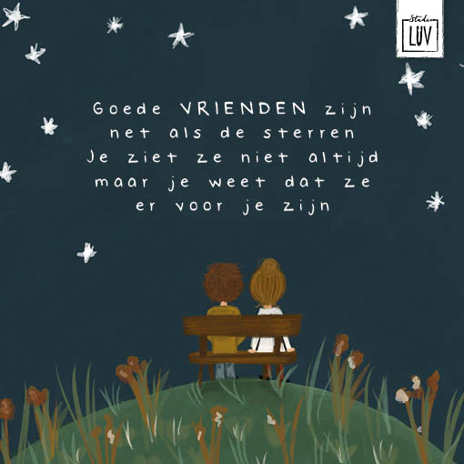 Vrienden - Studio LUV Kaarten