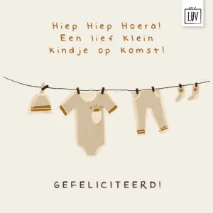Lief klein kindje op komst - Studio LUV Kaarten