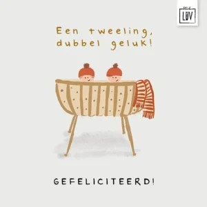 Tweeling - Studio LUV Kaarten