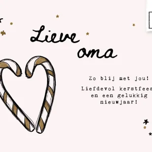 Studio LUV Kerstkaart - Lieve om