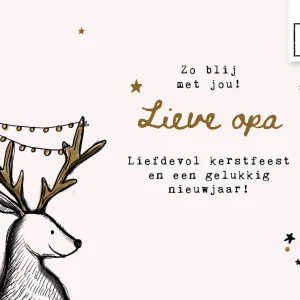 Studio LUV Kerstkaart - Lieve opa