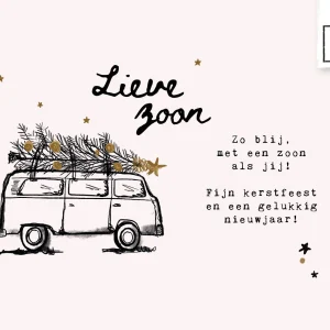 Studio LUV Kerstkaart - Lieve zoon