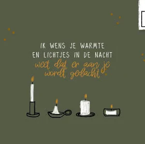 Studio LUV Kerstkaart - Lichtjes