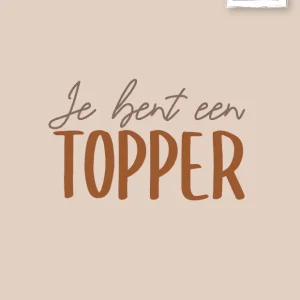 Studio LUV Kaarten - Je bent een topper