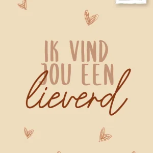 Studio LUV Kaarten - Ik vind jou een lieverd