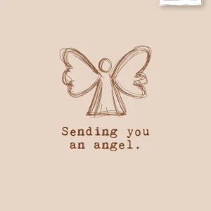 Studio LUV Kaarten- Sending you an angel