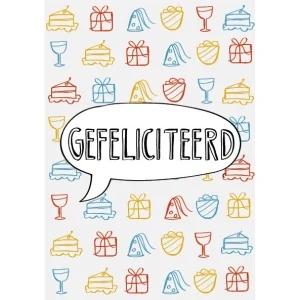 Gefeliciteerd - Studio LUV kaarten