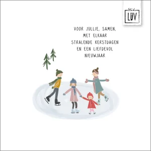 Studio LUV Kerstkaart - Voor jullie, samen met elkaar
