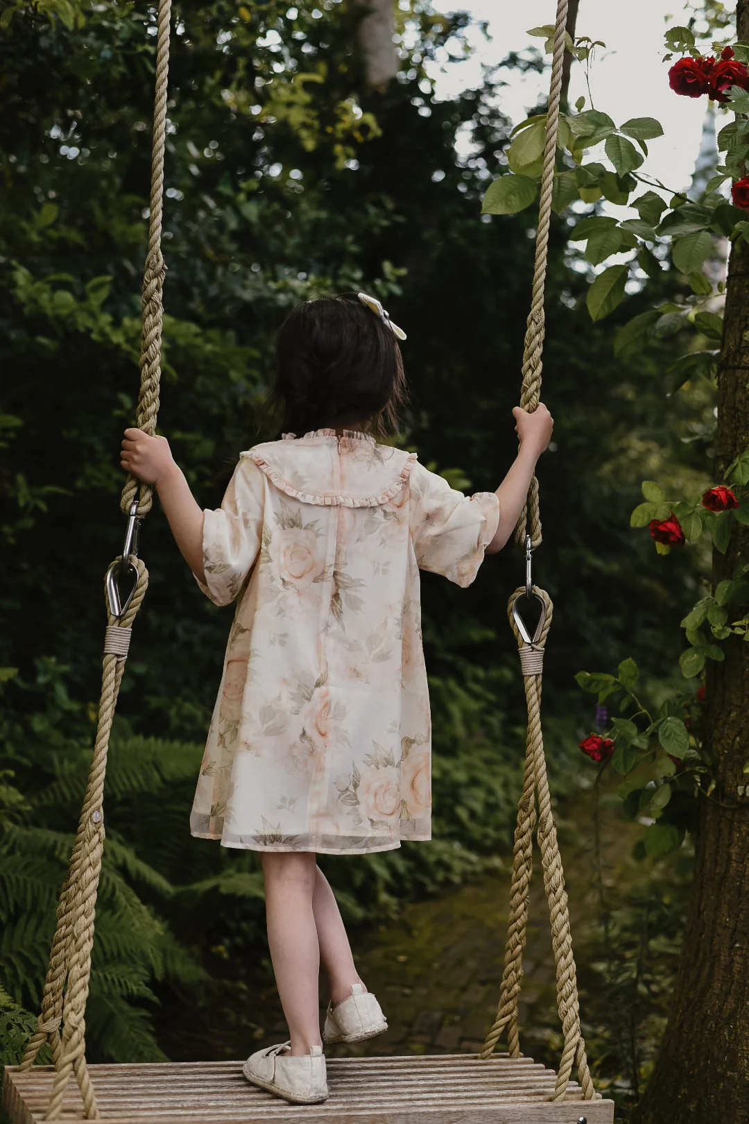 LRDM petits - chiffon flower dress Lea - Afbeelding 3