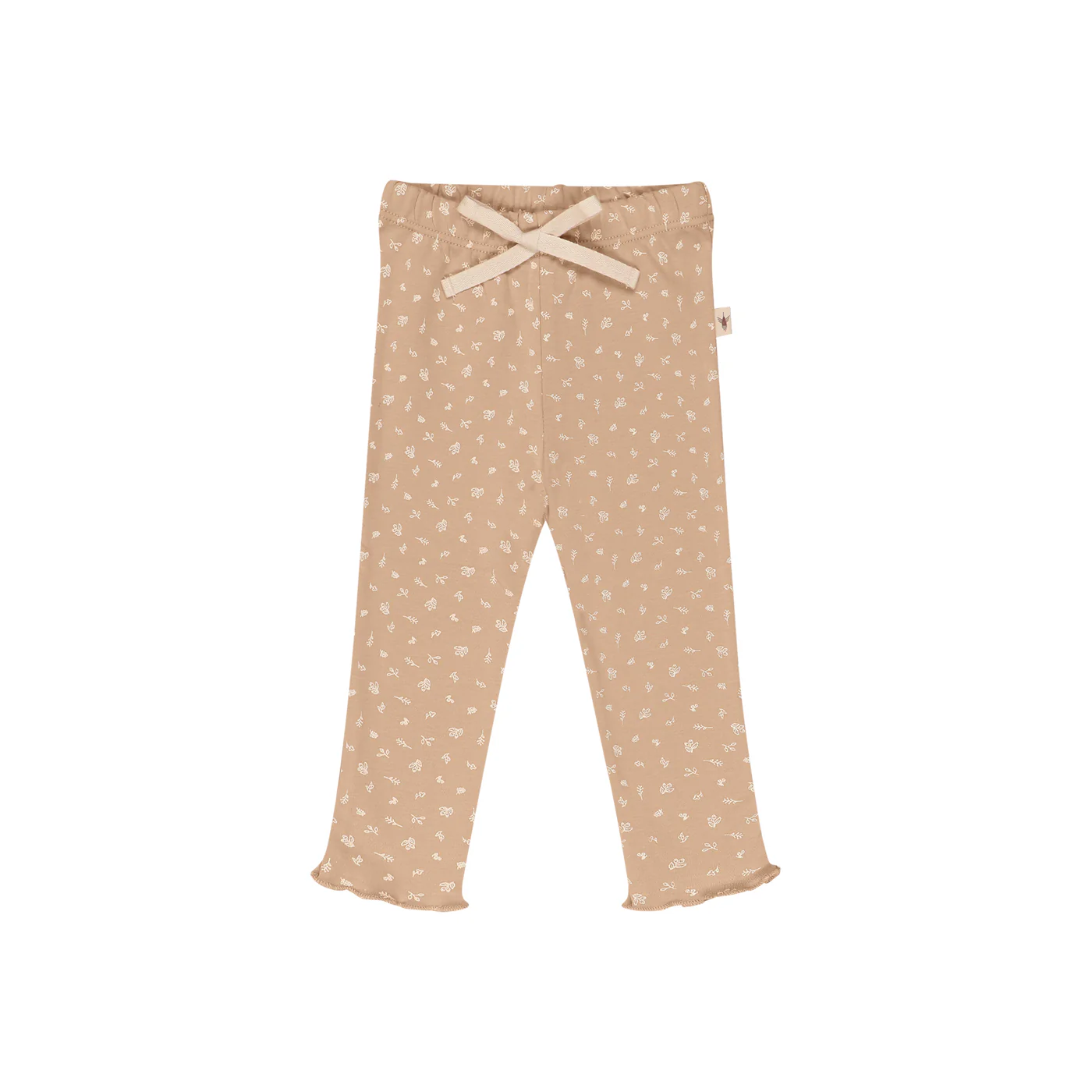 UAUA - legging ruffle - rosa floral