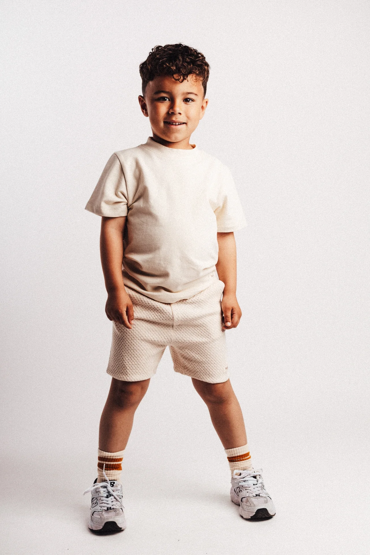 Baje Studio - knitted shorts Uriz - white coconut - Afbeelding 8