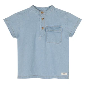 Baje Studio - denim blouse Maas - blue light