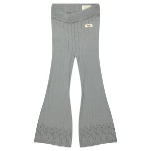 Baje Studio - knitted ajour flare Mary - greyish blue