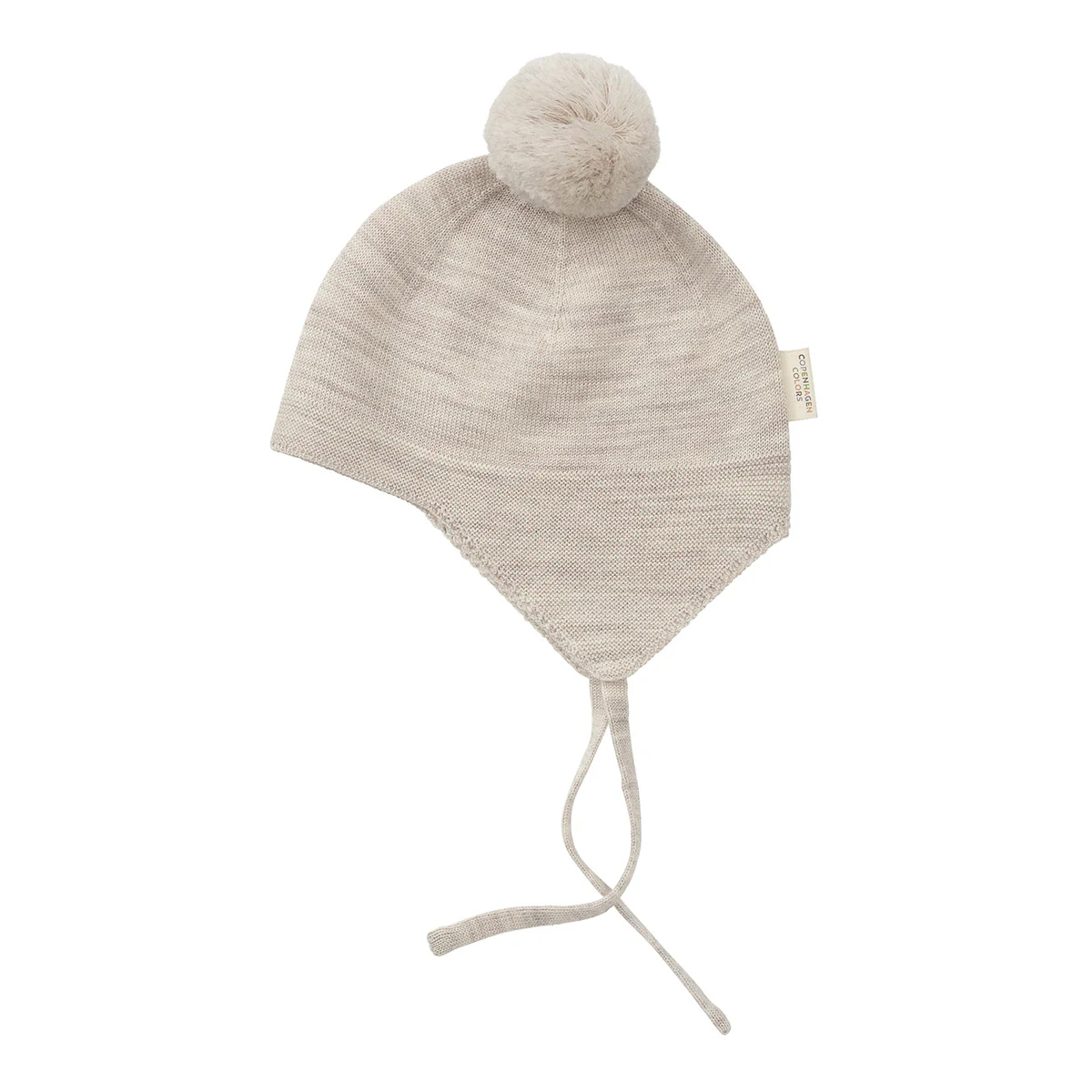 Copenhagen Colors - merino bonnet - pale cream melange - Afbeelding 2