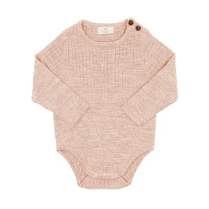 Copenhagen Colors - merino rib romper - soft pink