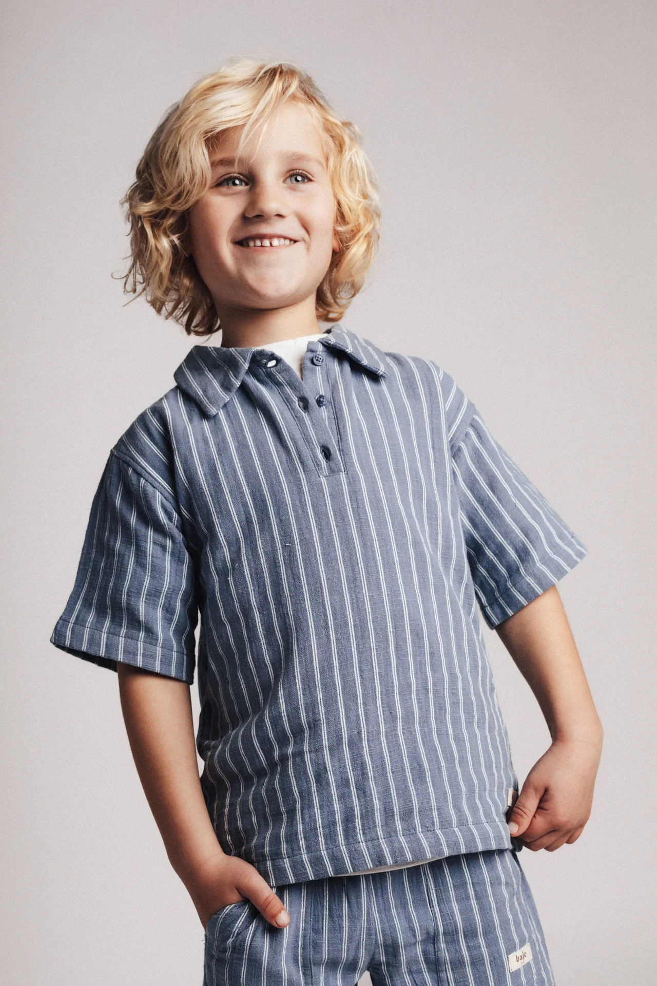 Baje Studio - blouse Messo - blue stone - Afbeelding 3