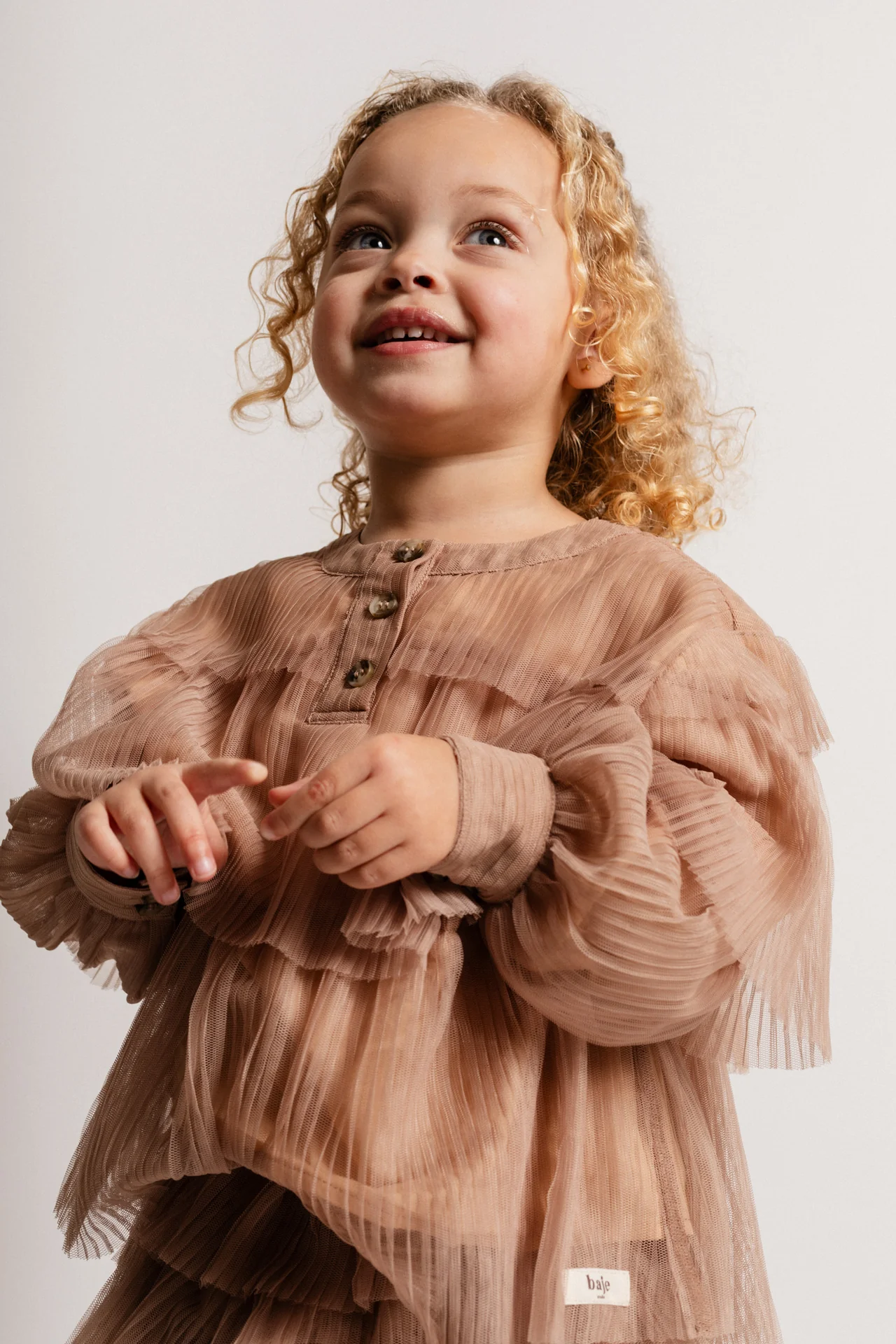 Baje Studio - blouse Meyrin - sand desert - Afbeelding 3