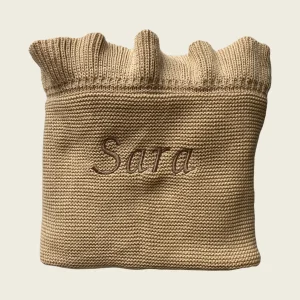 Gebreide deken Ruffle