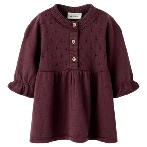 Lil'Atelier - knit dress baby - Catawba Grape