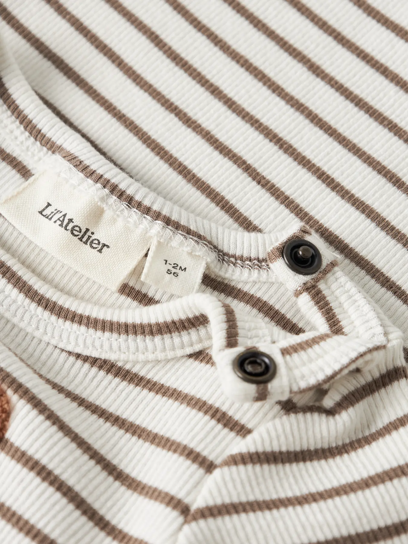 Lil'Atelier - body teddybear - coconut milk stripe - Afbeelding 5