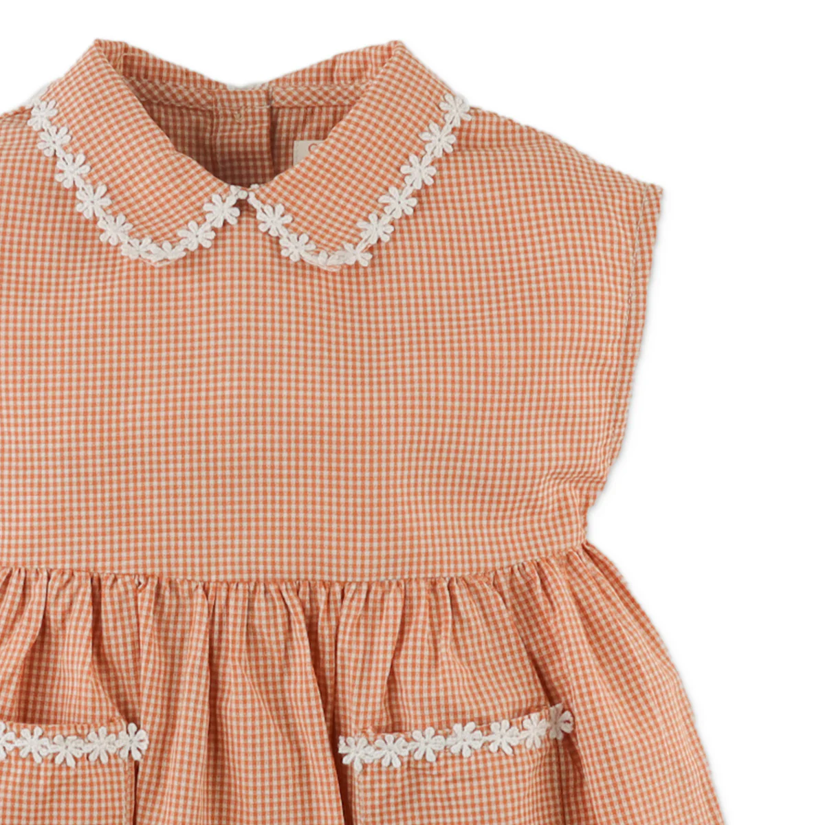 Gingersnaps - gingham dress Nery - brown - Afbeelding 6