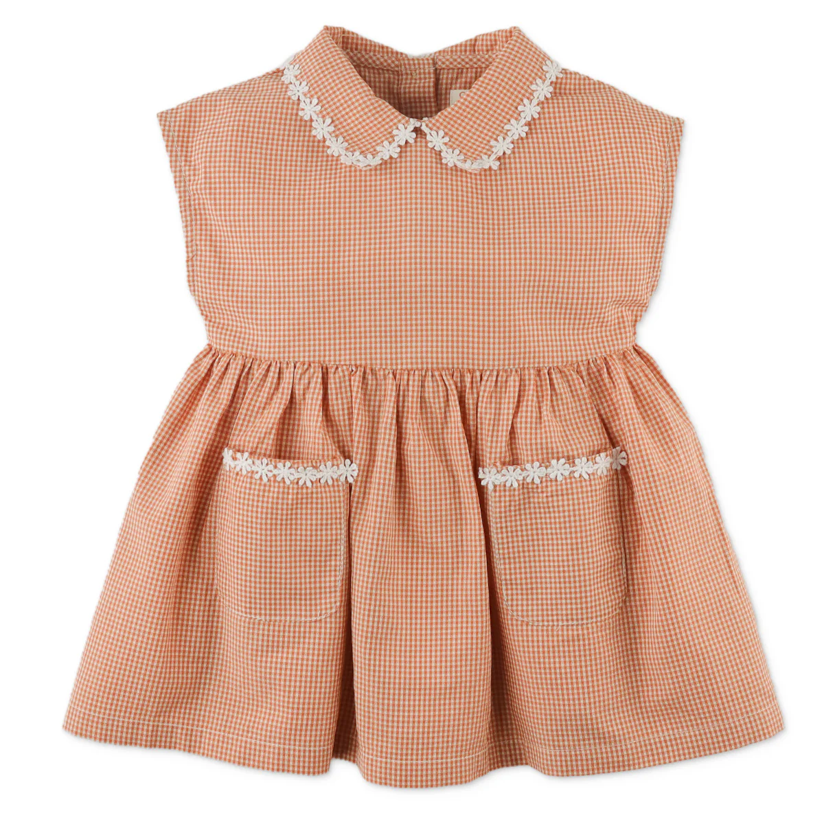 Gingersnaps - gingham dress Nery - brown - Afbeelding 2