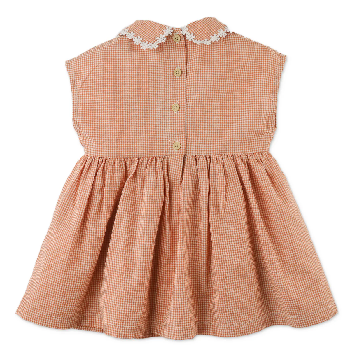 Gingersnaps - gingham dress Nery - brown - Afbeelding 7