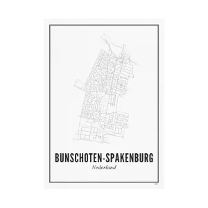 Wijck Poster - Bunschoten-Spakenburg - 30x40cm