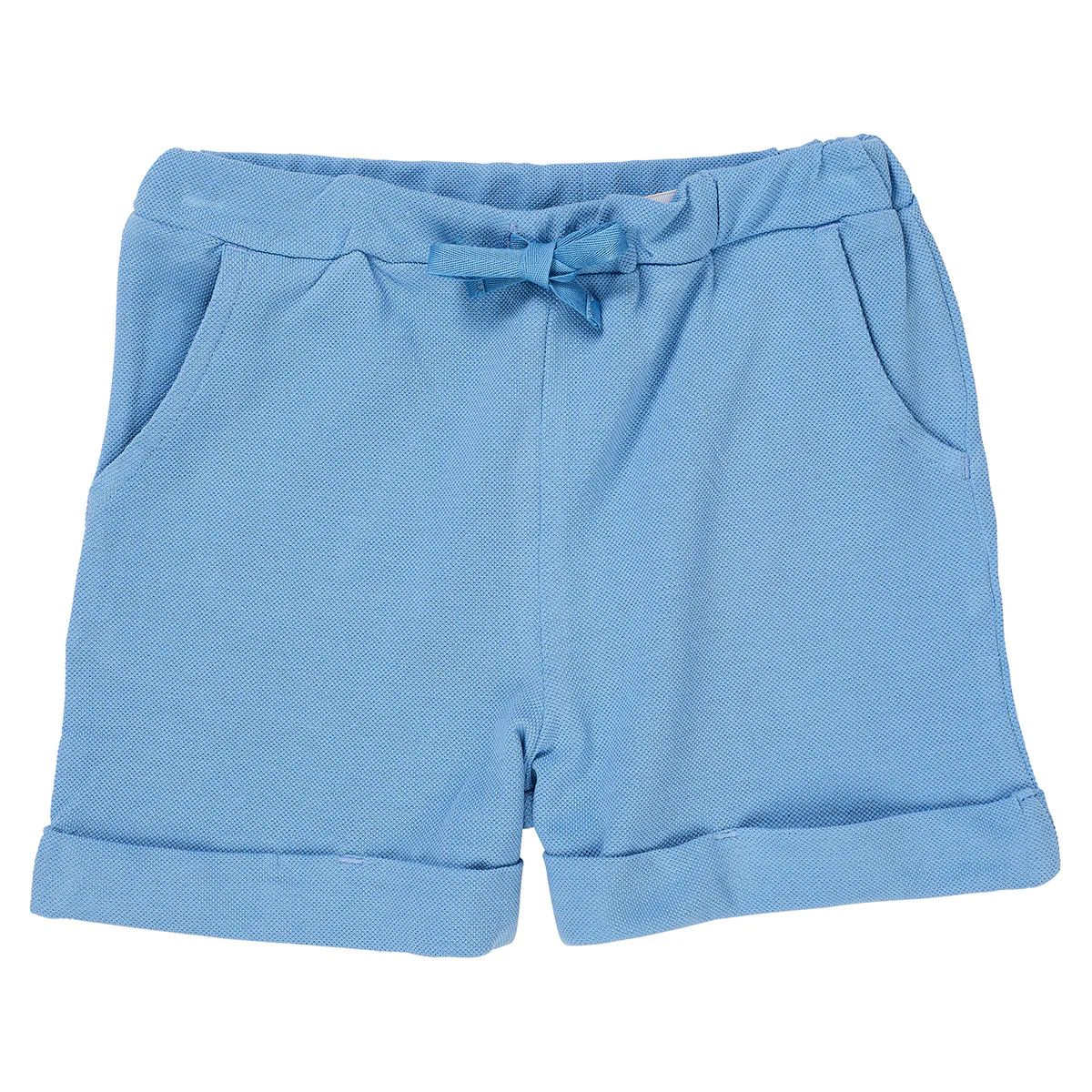 Copenhagen Colors -pique shorts with fold up - sky blue