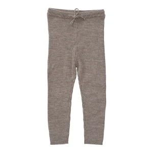 Copenhagen Colors - merino classic rib legging - natural melange