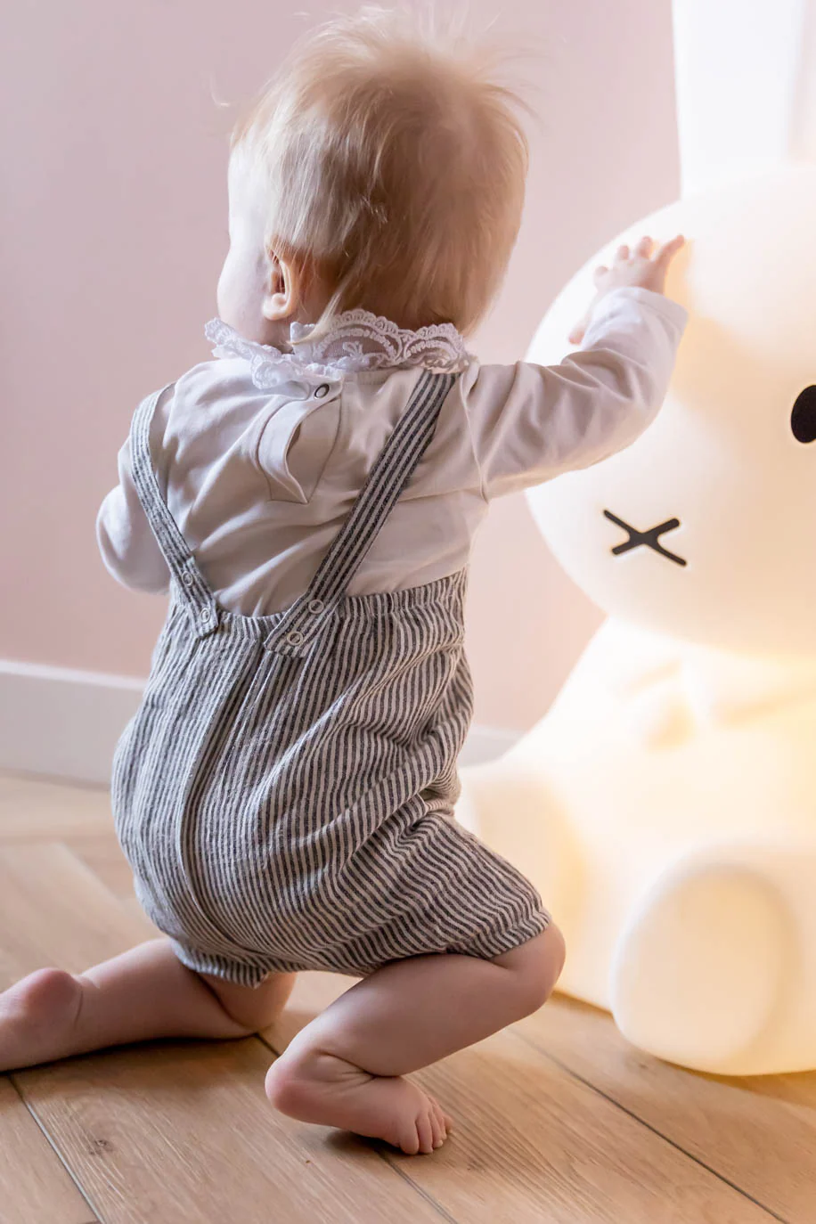 Riffle Amsterdam - playsuit katoenlinnen - gestreept - Afbeelding 3