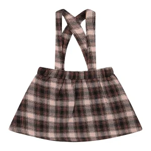 Riffle Amsterdam - rok Rosa met bretels - woven pink