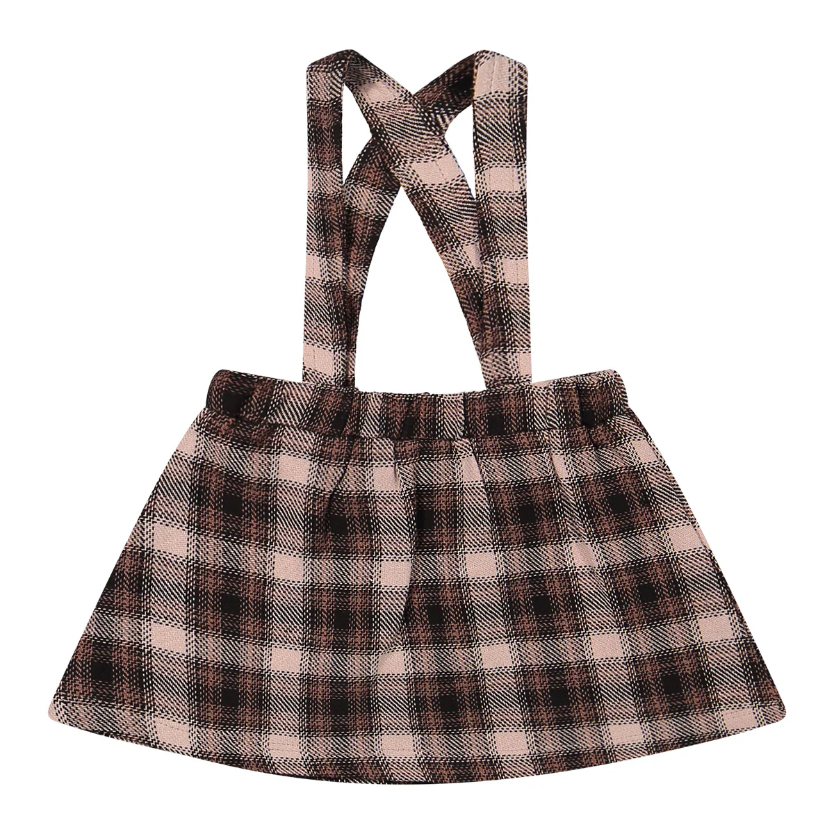 Riffle Amsterdam - rok Rosa met bretels - woven pink