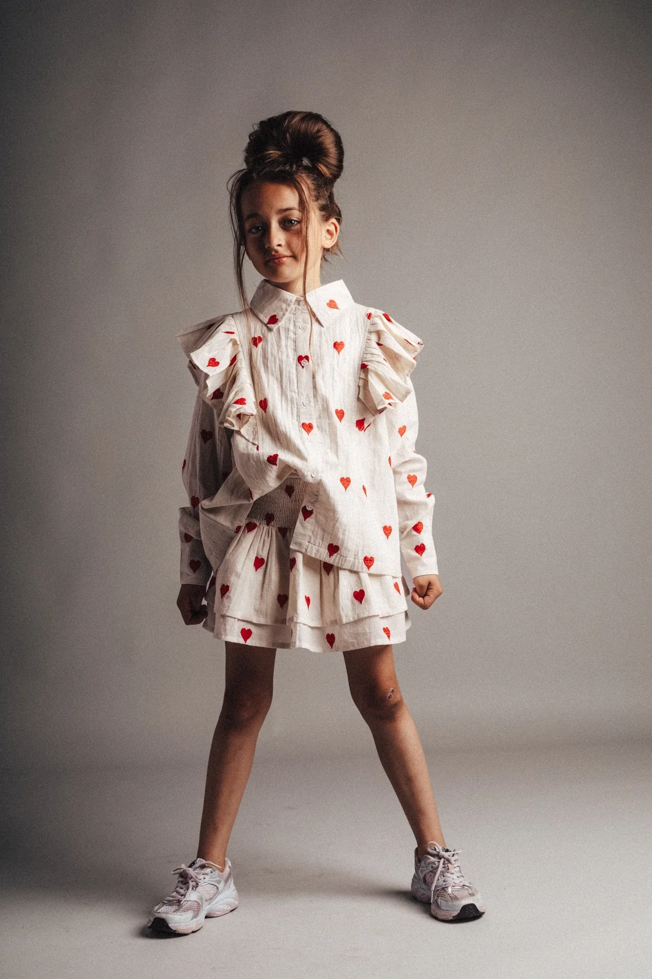 Labo - heart skirt Lana - offwhite - Afbeelding 4