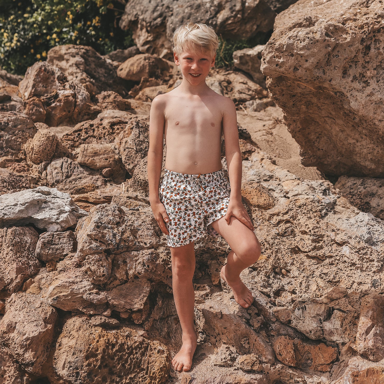 Salted Stories - swim shorts - Pommegranate - Afbeelding 4