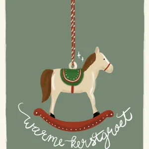 Studio LUV Kerstkaart - Warme kerstgroet