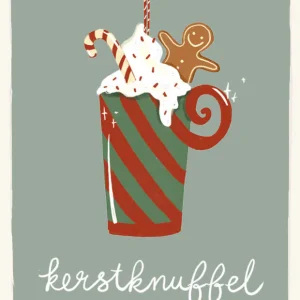 Studio LUV Kerstkaart - Kerstknuffel