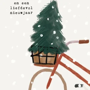 Studio LUV Kerstkaart - Fijn kerstfeest, liefdevol nieuwjaar