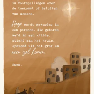 Studio LUV Kerstkaart - Hoop